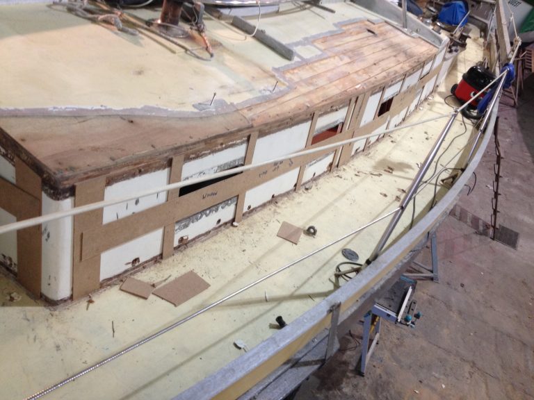 Coachwork repair on Meander