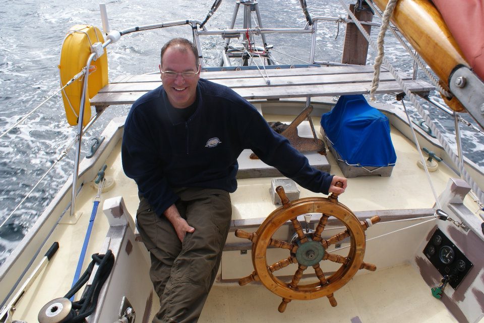 Chris Phillips at Meander's wheel