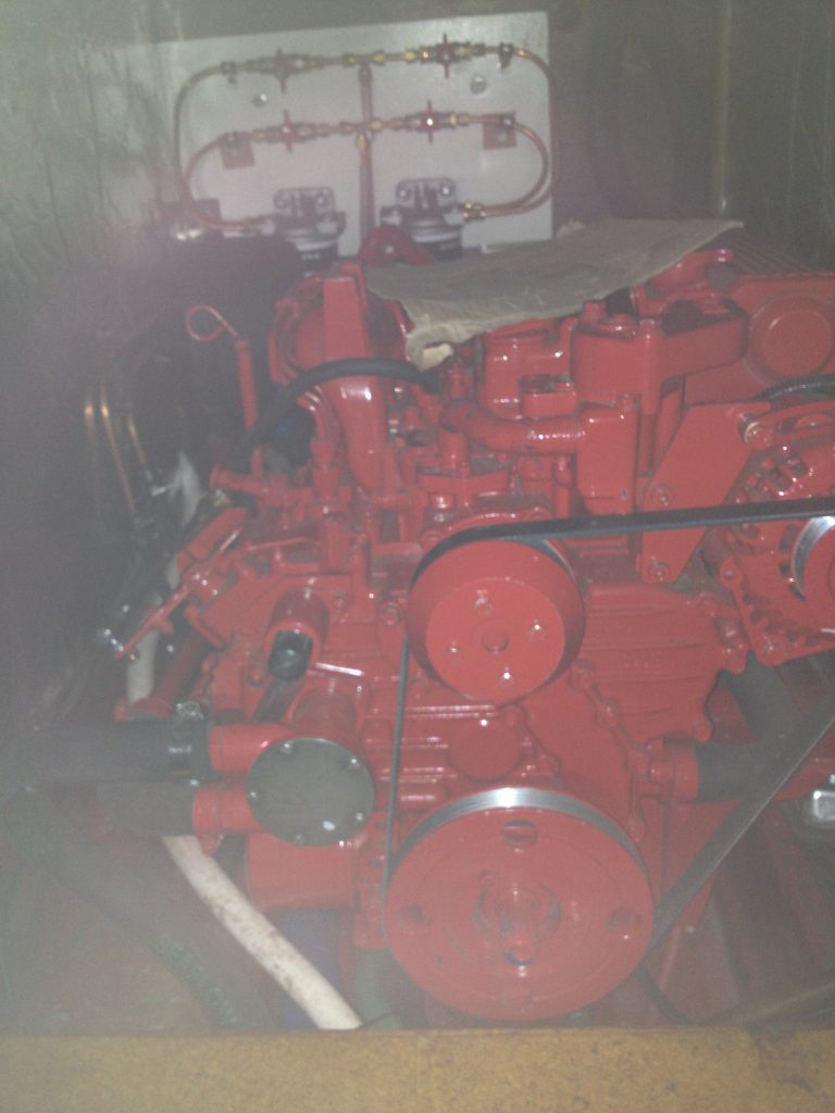 Beta Marine engine installed aboard Meander